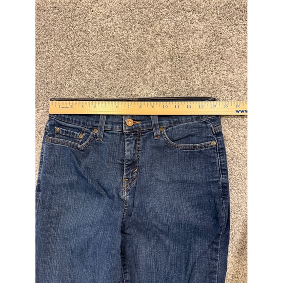 Levi's Perfectly Slimming 512 Boot Cut Jeans Dark Wash Women's Size 8 Medium - Picture 5 of 10